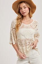 Load image into Gallery viewer, Crochet Cutie Lace Top

