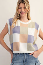 Load image into Gallery viewer, Be Squared Checkered Sweater
