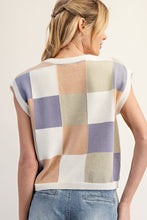 Load image into Gallery viewer, Be Squared Checkered Sweater

