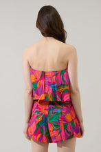 Load image into Gallery viewer, Tropic Like It&#39;s Hot Strapless Romper
