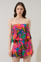 Load image into Gallery viewer, Tropic Like It&#39;s Hot Strapless Romper
