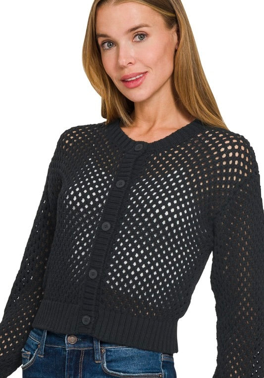 Full Of Light Crochet Cardigan