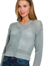 Load image into Gallery viewer, Full Of Light Crochet Cardigan
