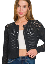 Load image into Gallery viewer, Full Of Light Crochet Cardigan
