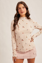 Load image into Gallery viewer, Emmie Floral Embroidered Rib Top
