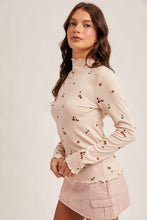 Load image into Gallery viewer, Emmie Floral Embroidered Rib Top
