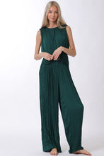 Load image into Gallery viewer, Emerald City Pleated Jumpsuit
