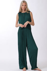 Emerald City Pleated Jumpsuit