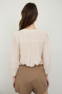 Soft Spoken Front Tie Top