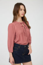 Load image into Gallery viewer, Soft Spoken Front Tie Top
