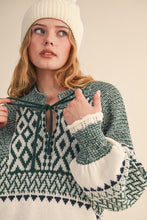 Load image into Gallery viewer, Aspen Getaway Puff Sleeve Sweater
