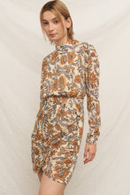 Load image into Gallery viewer, Rustic Romance Mock Neck Mini Dress
