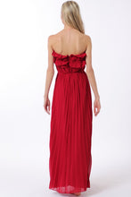 Load image into Gallery viewer, Show Stopper Pleated Maxi Dress
