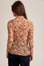 Load image into Gallery viewer, Love Spell Floral Mesh Top
