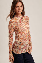 Load image into Gallery viewer, Afterglow Floral Mesh Top
