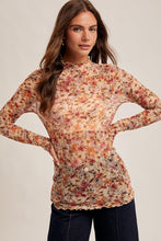 Load image into Gallery viewer, Love Spell Floral Mesh Top
