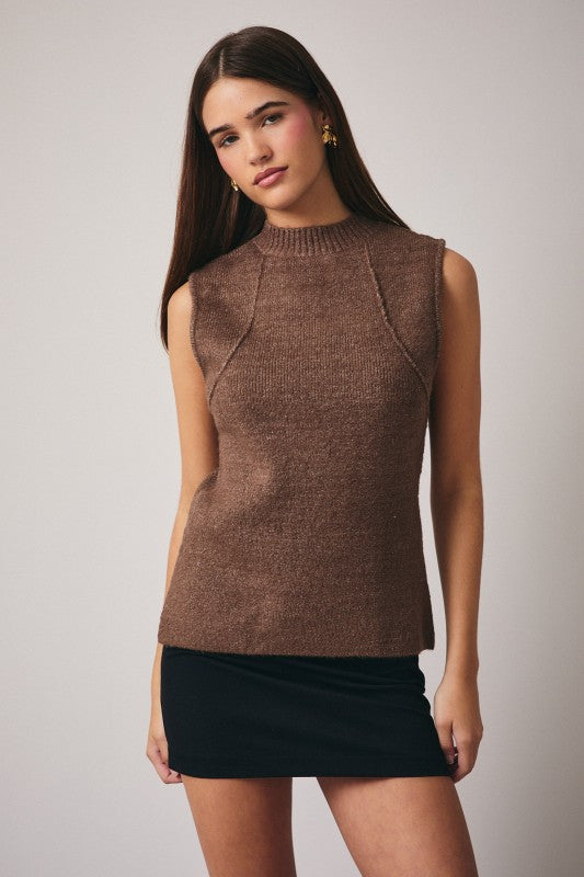 Effortlessly Easy Mock Neck Sweater
