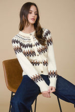 Load image into Gallery viewer, Aspen Fair Isle Cardigan
