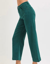 Load image into Gallery viewer, Zoey High Rise Crop Wide Leg Jeans
