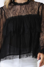 Load image into Gallery viewer, Graceful Ruffled Lace Top
