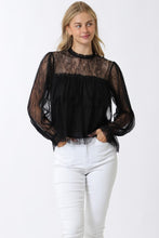 Load image into Gallery viewer, Graceful Ruffled Lace Top

