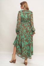 Load image into Gallery viewer, Sagewood Serenity Floral Maxi Dress
