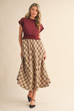 Load image into Gallery viewer, Merry Mocha Plaid Dress
