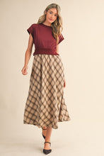Load image into Gallery viewer, Merry Mocha Plaid Dress
