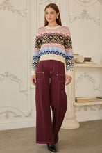 Load image into Gallery viewer, Whimsical Ways Fair Isle Sweater
