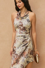 Load image into Gallery viewer, Whispered Romance Floral Halter Dress
