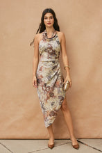 Load image into Gallery viewer, Whispered Romance Floral Halter Dress
