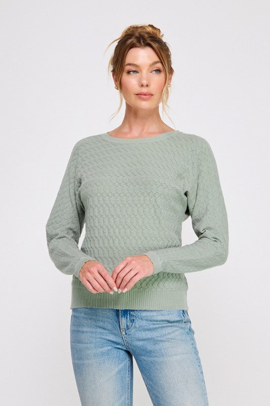 Soft Embrace Patterned Sweater