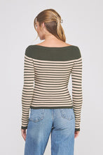 Load image into Gallery viewer, Best Days Striped Boatneck Top

