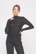 Load image into Gallery viewer, Nightlife Sparkle Lace Top
