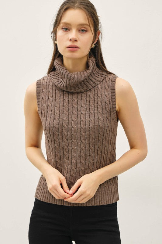 Cable Comfort Sweater Vest