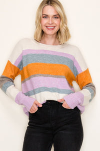 Golden Harvest Striped Sweater