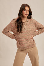 Load image into Gallery viewer, Strawberry Fields Half Button Pullover
