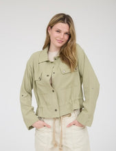 Load image into Gallery viewer, Stay A While Drawstring Jacket
