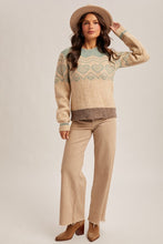Load image into Gallery viewer, My Heart Color Block Sweater
