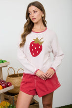 Load image into Gallery viewer, Strawberry Fields Printed Sweater
