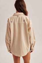 Load image into Gallery viewer, Darling Daisies Embroidered Shacket
