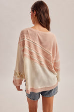 Load image into Gallery viewer, Sunlit Daisy Patched Waffle Top
