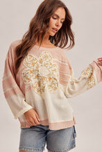 Load image into Gallery viewer, Sunlit Daisy Patched Waffle Top
