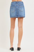 Load image into Gallery viewer, Stripe A Pose Denim Skort
