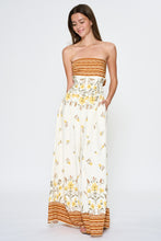 Load image into Gallery viewer, Wildflower Dune Strapless Jumpsuit
