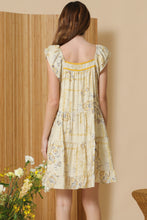 Load image into Gallery viewer, Golden Hour Tiered Shift Dress
