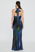 Load image into Gallery viewer, Northern Lights High Neck Halter Maxi Dress
