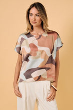 Load image into Gallery viewer, Good Times Abstract Print Top
