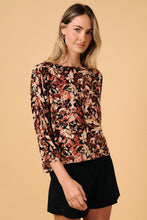 Load image into Gallery viewer, Fallabulous Floral Print Top

