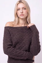Load image into Gallery viewer, Cozy By Nature Cable Knit Sweater
